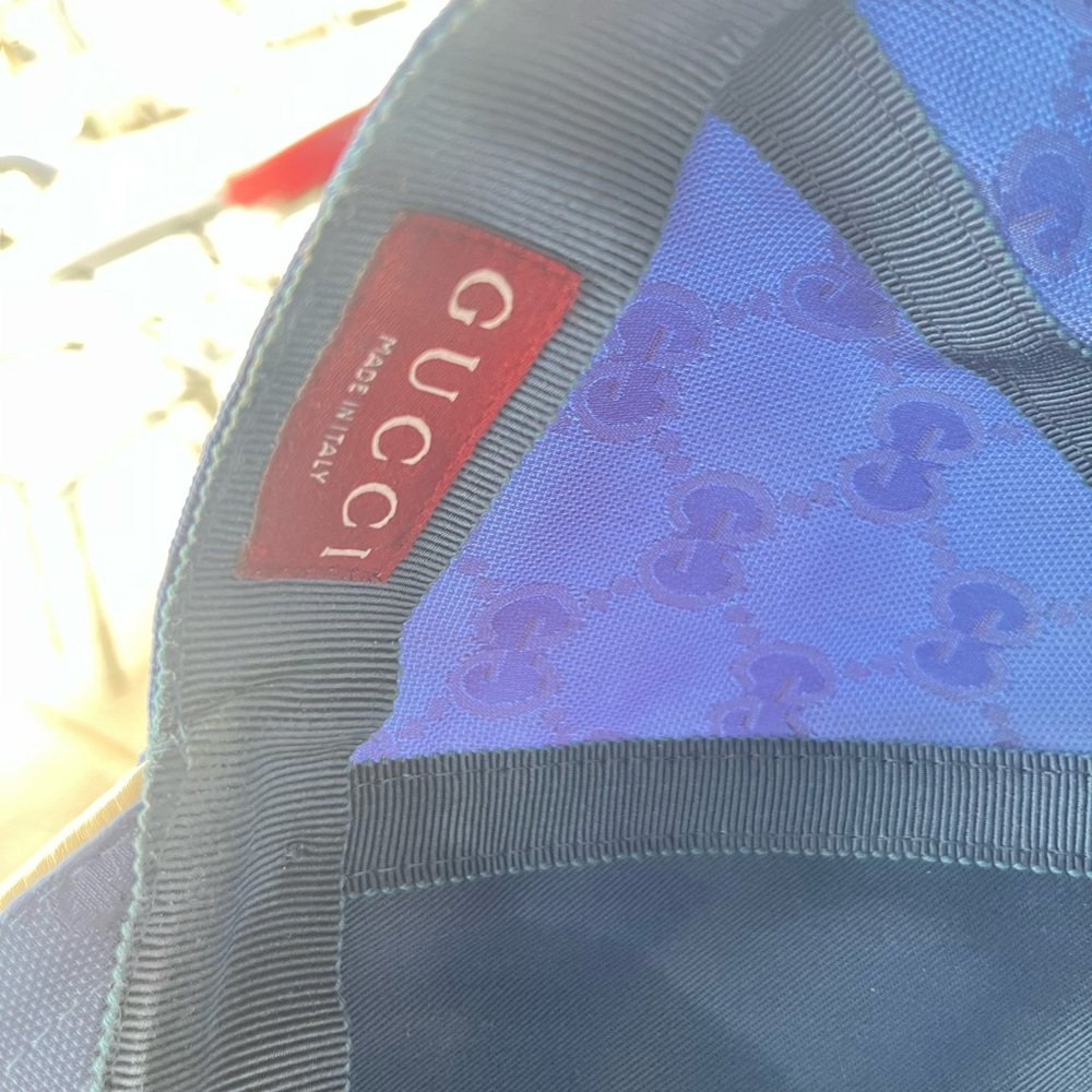 New in box with tags Gucci Blue GG Monogram Baseball Cap for spring & summer.🇮🇹 - Picture 5 of 10